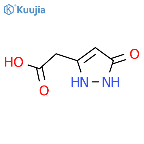 2-(5-oxo-2,5-dihydro-1H-pyrazol-3-yl)acetic acid structure