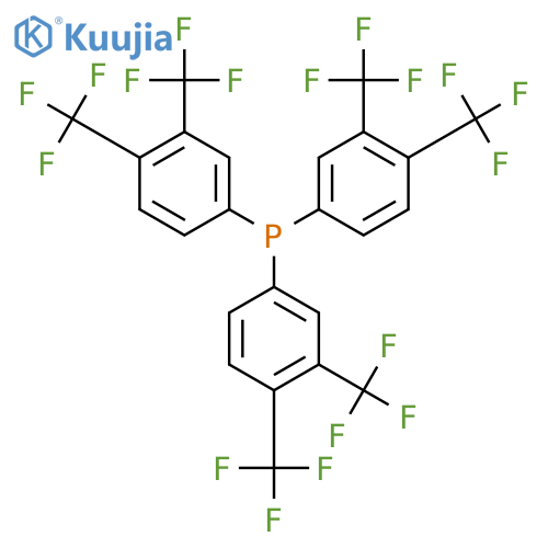 Phosphine, tris[3,4-bis(trifluoromethyl)phenyl]- structure