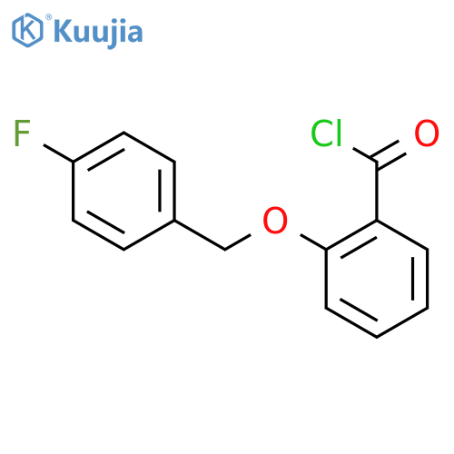 2-(4-Fluorobenzyl)oxybenzoyl Chloride structure