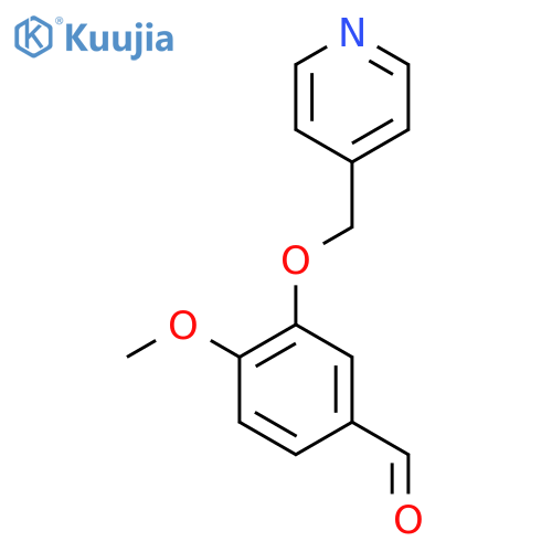 4-Methoxy-3-(pyridin-4-ylmethoxy)-benzaldehyde structure