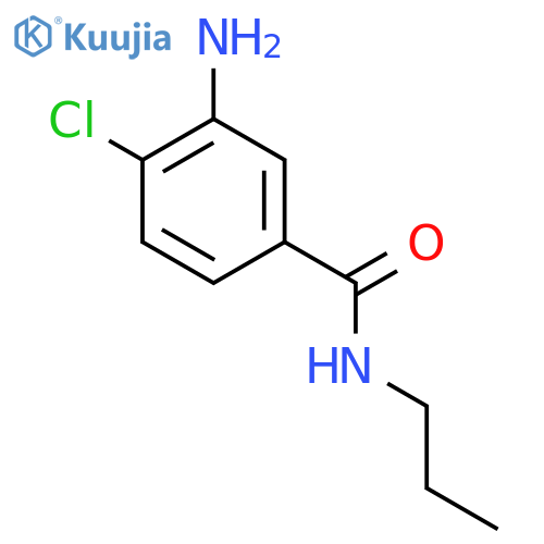 3-Amino-4-chloro-N-propylbenzamide structure