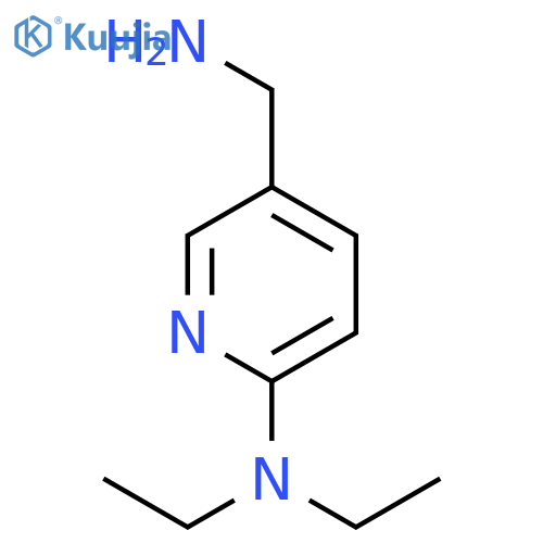 5-(aminomethyl)-N,N-diethylpyridin-2-amine structure