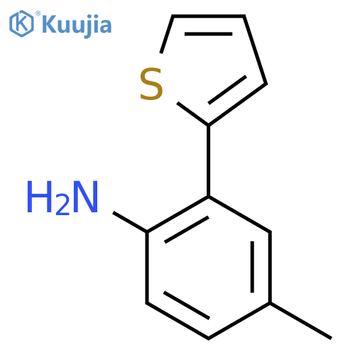 4-Methyl-2-thien-2-ylaniline structure