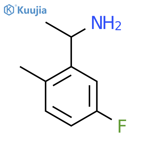 1-(5-Fluoro-2-methylphenyl)ethan-1-amine structure