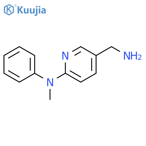 3-Pyridinemethanamine, 6-(methylphenylamino)- structure