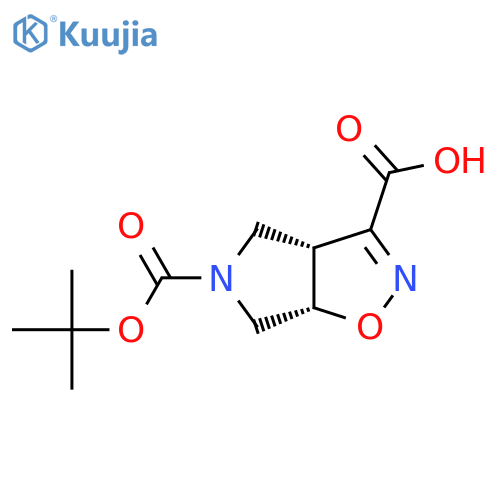 Cis-5-(Tert-Butoxycarbonyl)-4,5,6,6A-Tetrahydro-3Ah-Pyrrolo[3,4-D]Isoxazole-3-Carboxylic Acid structure