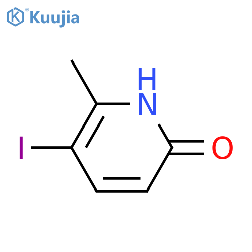 5-Iodo-6-methylpyridin-2(1H)-one structure