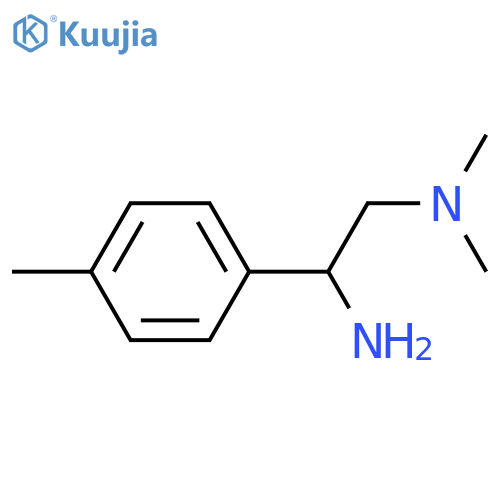 2-amino-2-(4-methylphenyl)ethyldimethylamine structure