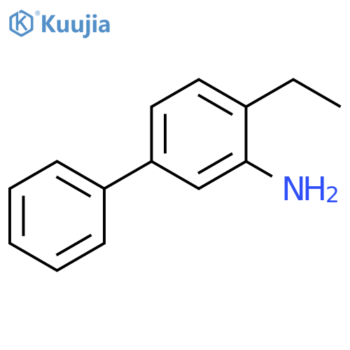 2-ethyl-5-phenylaniline structure
