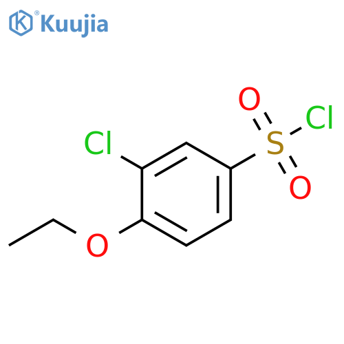 3-chloro-4-ethoxybenzene-1-sulfonyl chloride structure