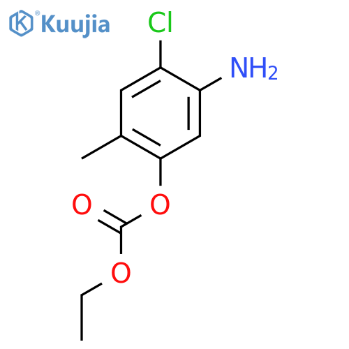 5-Amino-4-chloro-2-methylphenyl ethylcarbonate structure