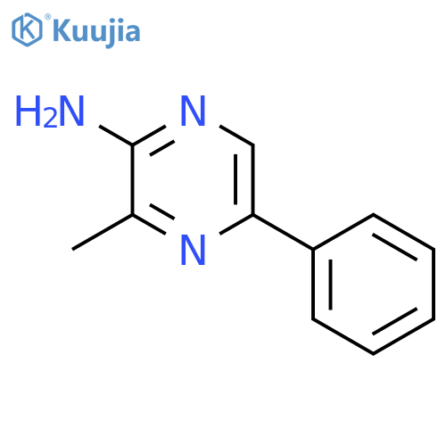 3-METHYL-5-PHENYLPYRAZIN-2-AMINE structure