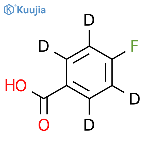 4-Fluorobenzoic Acid-d4 structure