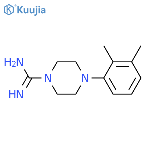 4-(2,3-dimethylphenyl)piperazine-1-carboximidamide structure