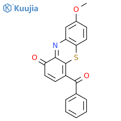 1H-Phenothiazin-1-one, 4-benzoyl-8-methoxy- structure