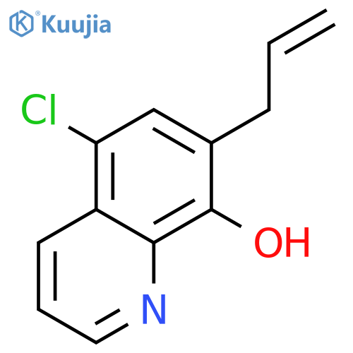 7-Allyl-5-chloroquinolin-8-ol structure
