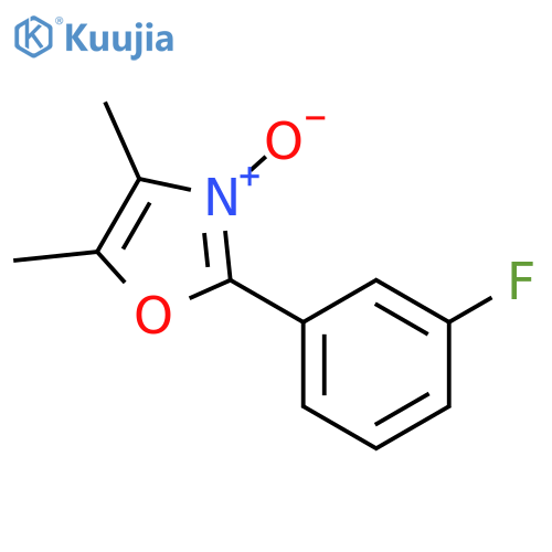 Oxazole, 2-(3-fluorophenyl)-4,5-dimethyl-, 3-oxide structure
