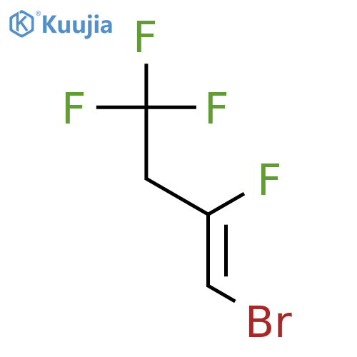 (Z)-1-Bromo-2,4,4,4-tetrafluorobut-1-ene structure