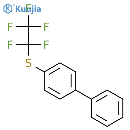 4-Pentafluoroethylsulfanyl-biphenyl structure