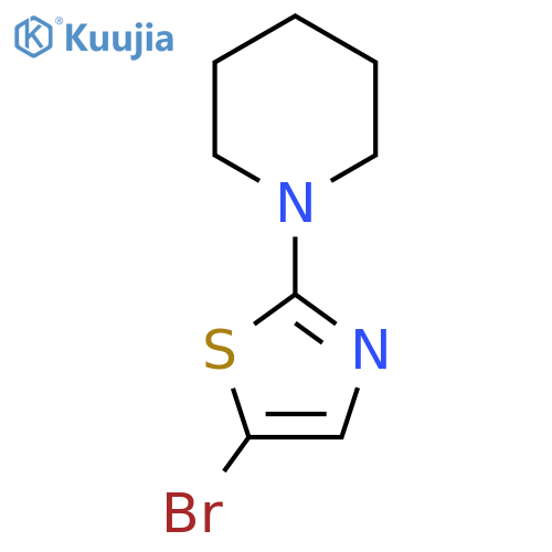 5-Bromo-2-(piperidin-1-YL)thiazole structure