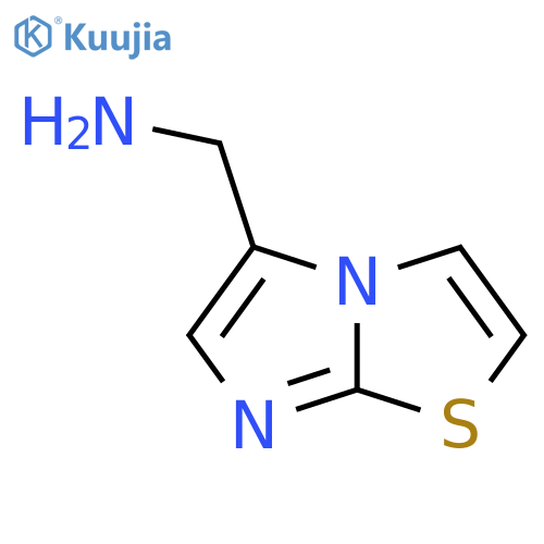 {imidazo2,1-b1,3thiazol-5-yl}methanamine structure