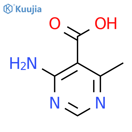 4-Amino-6-methylpyrimidine-5-carboxylic acid structure