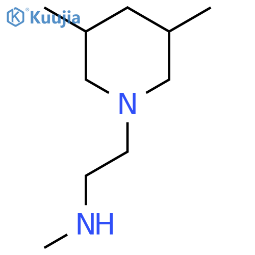 2-(3,5-dimethylpiperidin-1-yl)ethyl(methyl)amine structure