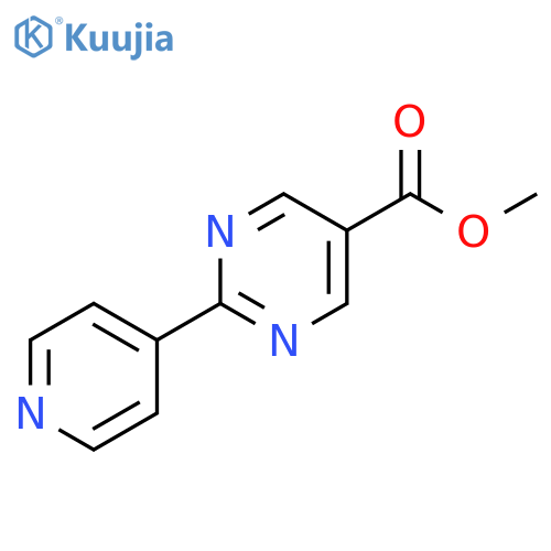 Methyl 2-(pyridin-4-yl)pyrimidine-5-carboxylate structure