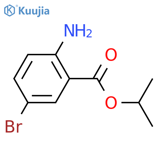 Isopropyl 2-amino-5-bromobenzoate structure
