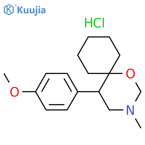 5-(4-Methoxyphenyl)-3-methyl-1-oxa-3-azaspiro5.5undecane Hydrochloride structure