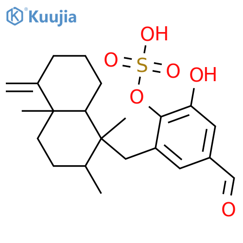Siphonodictyoic acid; 22-Aldehyde, 17-O-sulfate structure