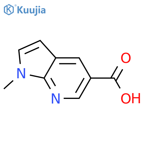 1-Methyl-1H-pyrrolo[2,3-B]pyridine-5-carboxylic acid structure