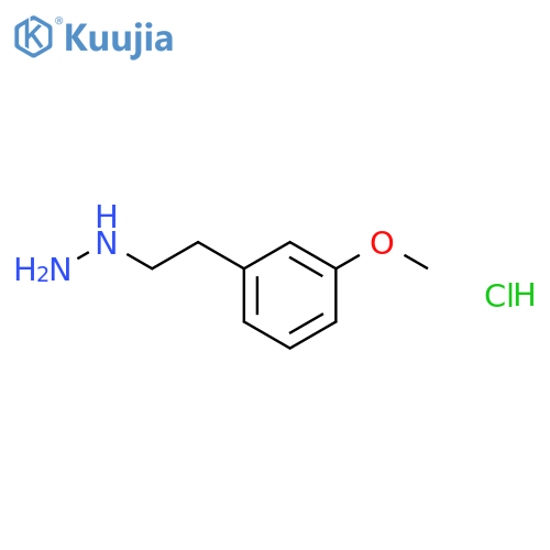 1-(3-methoxyphenethyl)hydrazine hydrochloride structure