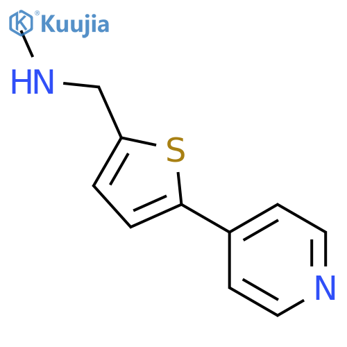 N-Methyl-(5-pyrid-4-ylthien-2-yl)methylamine structure