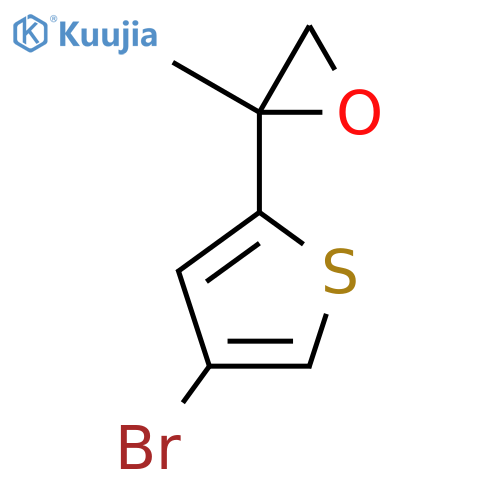 2-(4-Bromothiophen-2-yl)-2-methyloxirane structure