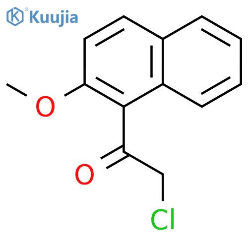 2-chloro-1-(2-methoxynaphthalen-1-yl)ethan-1-one structure