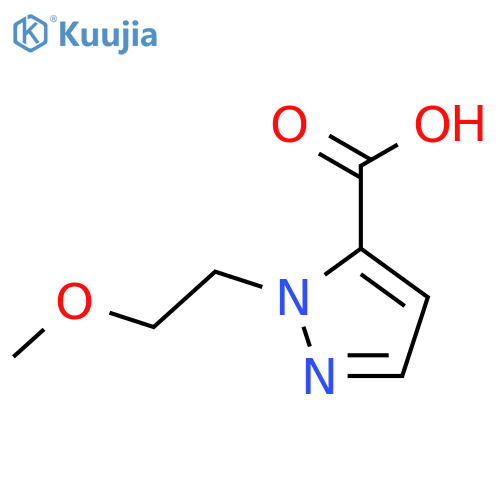 1-(2-Methoxyethyl)-1H-Pyrazole-5-Carboxylic Acid structure