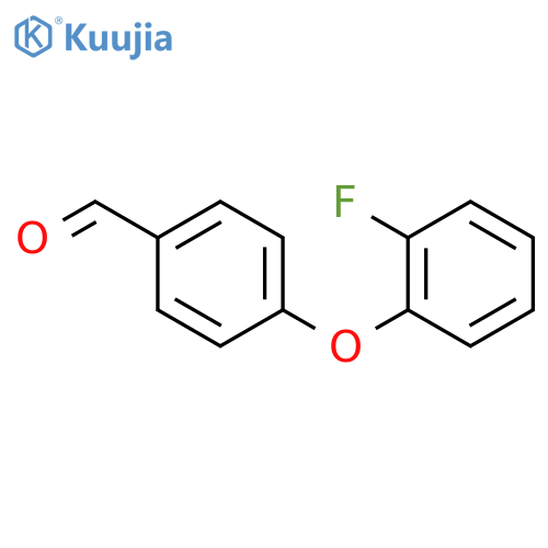 4-(2-fluorophenoxy)benzaldehyde structure