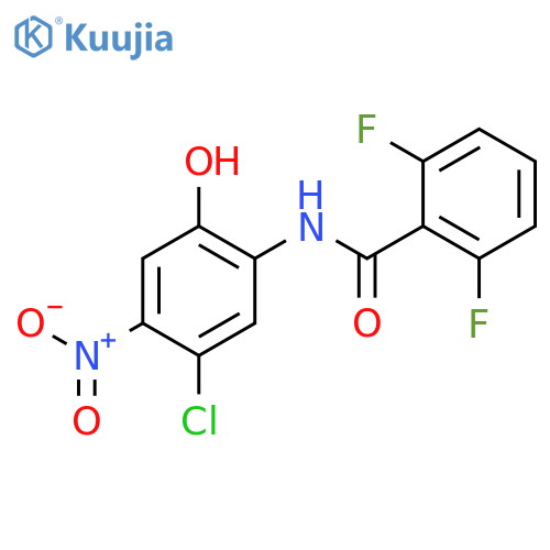 Benzamide, N-(5-chloro-2-hydroxy-4-nitrophenyl)-2,6-difluoro- structure