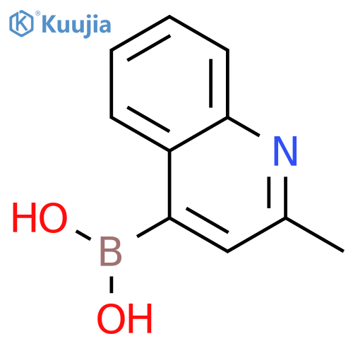(2-methylquinolin-4-yl)boronic acid structure