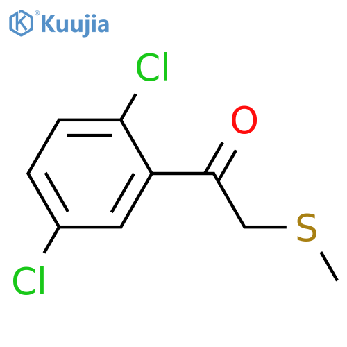 Ethanone, 1-(2,5-dichlorophenyl)-2-(methylthio)- structure