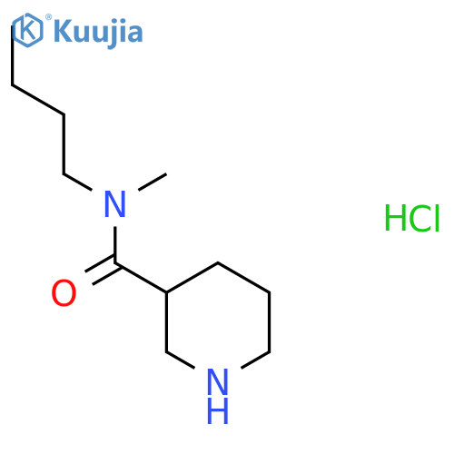 N-Butyl-N-methylpiperidine-3-carboxamide hydrochloride structure