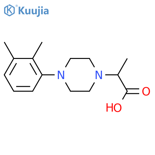 2-4-(2,3-dimethylphenyl)piperazin-1-ylpropanoic acid structure