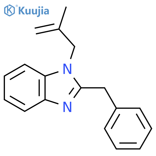 2-benzyl-1-(2-methylprop-2-en-1-yl)-1H-1,3-benzodiazole structure