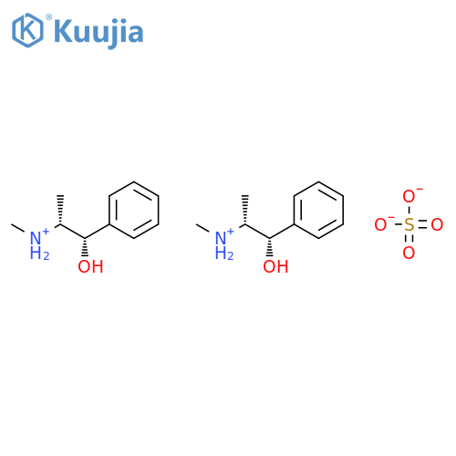 (1S,2R)-(+)-Ephedrine hemisulfate structure