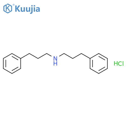 Benzenepropanamine, N-(3-phenylpropyl)-, hydrochloride structure
