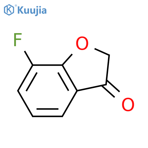 7-fluoro-2,3-dihydro-1-benzofuran-3-one structure