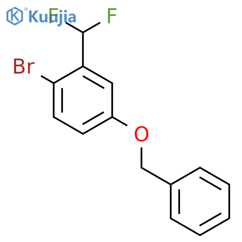 4-(Benzyloxy)-1-bromo-2-(difluoromethyl)benzene structure