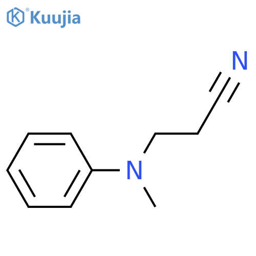 N-(2-Cyanoethyl)-N-methylaniline structure