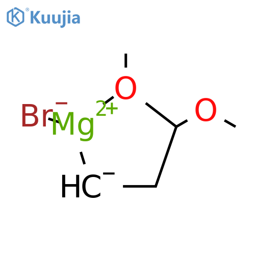 Magnesium, bromo[3,3-di(methoxy-κO)propyl-κC]- structure